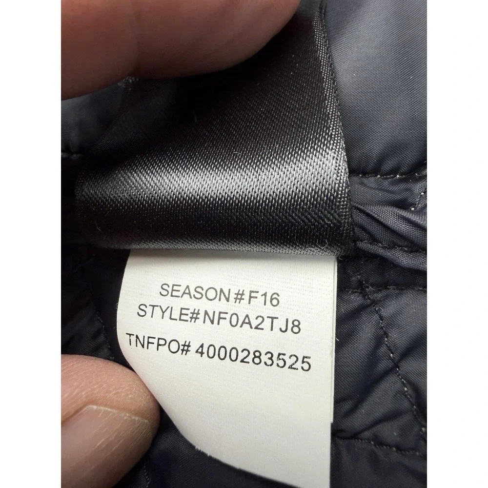 The‎ North Face Thermoball Quilted Puffer Jacket Men's Size S Olive/Black *SEE